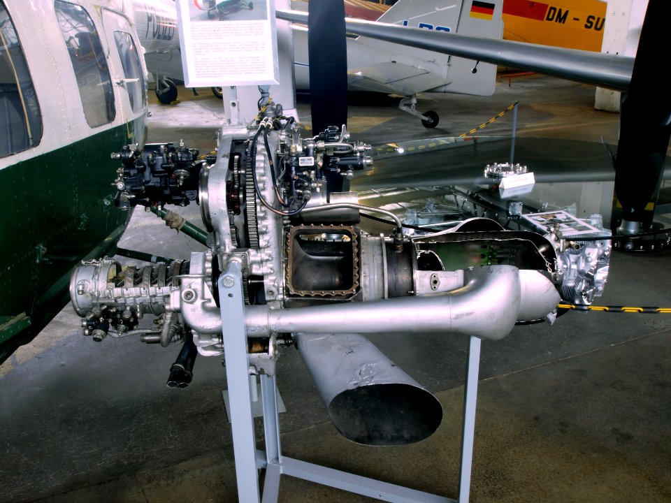 GTD-350 Mil Mi-2 helicopter engine