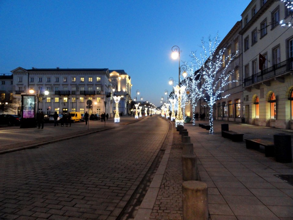 Grudzień 2017 Warszawa Krakowskie Przedmieście
