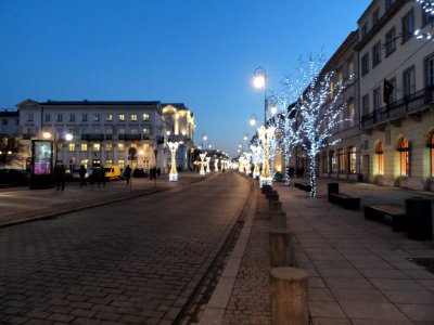 Grudzień 2017 Warszawa Krakowskie Przedmieście