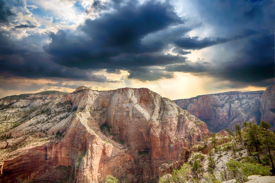 Sky rocks rock formation photo