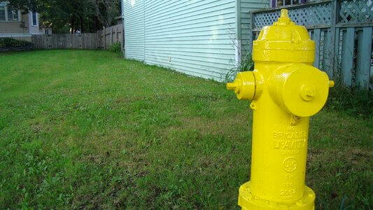Hydrant yellow emergency