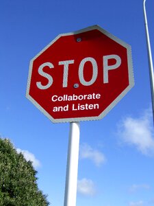 Auckland humour blue stop