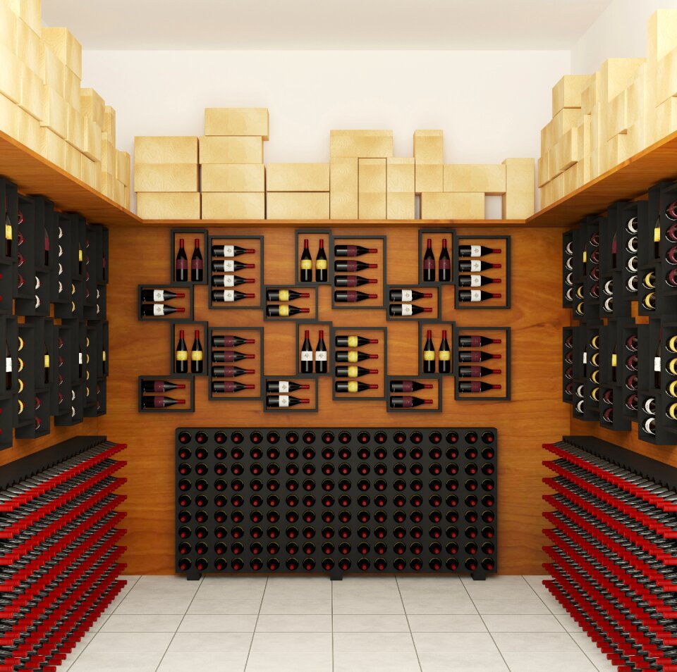 Bottles wine store photo