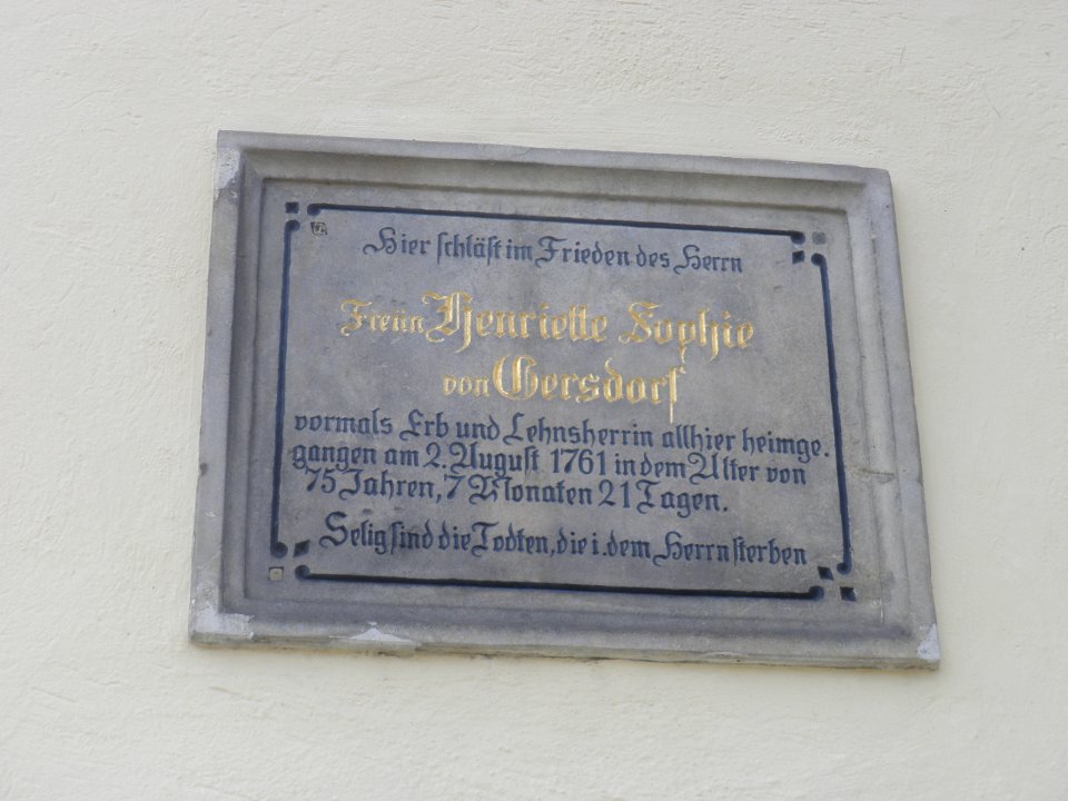 Großhennersdorf Plaque 2