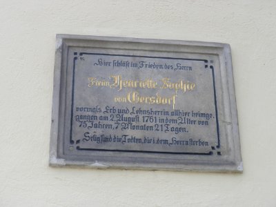 Großhennersdorf Plaque 2