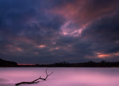 Sky evening twilight photo