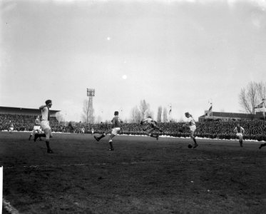 GVAV tegen Ajax 1-0 Van der Hoeven , Roffel en Groot, Bestanddeelnr 913-4884