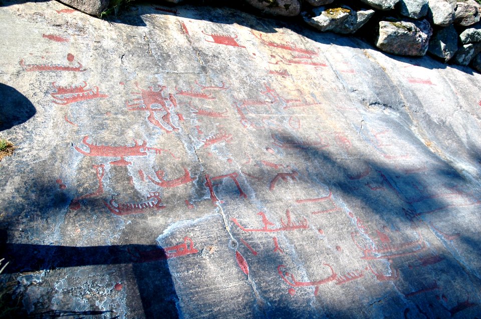 Hällristningar Kville 157 1 översikt 2