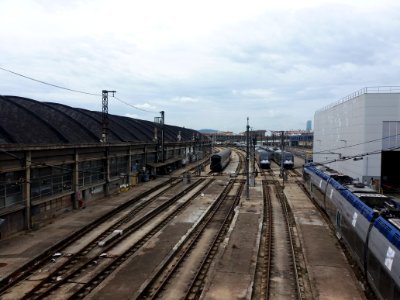 Gare de La Mouche - Atelier et voies