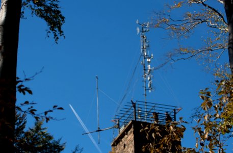 Galyatető, top of the viewing tower in 2012