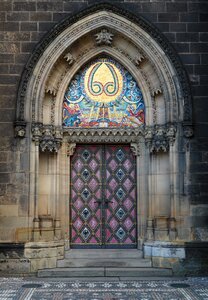 Temple church historical door photo