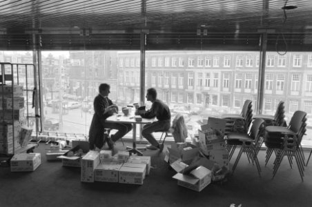 Glazen aanbouw Concertgebouw in Amsterdam, Bestanddeelnr 934-2231