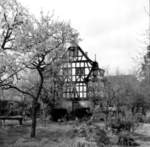 Gezicht op het in de 17e eeuw als raadhuis gebouwde huis met de drie gevels, Bestanddeelnr 254-4461