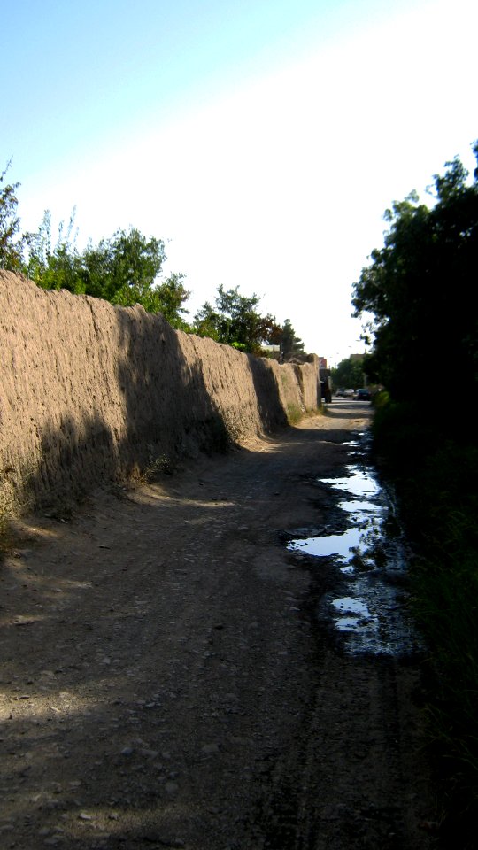 Garden Way - Wall - trees - streamlet - 17 Shahrivar st - Nishapur 04