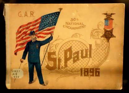 GAR souvenir, 30th National Encampment, 1896 - Wisconsin Veterans Museum - DSC03010