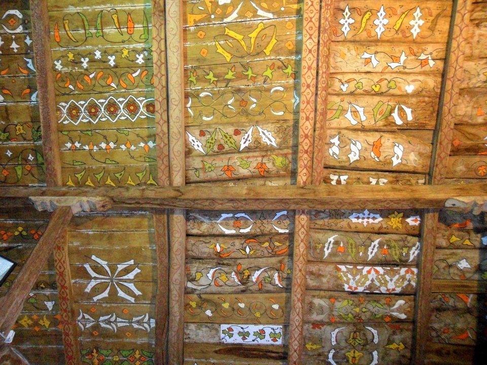 Göğceli Camii tavan detayı