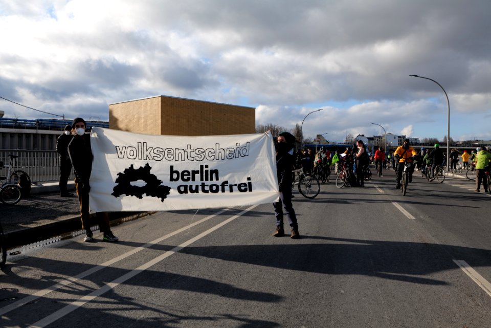 Global Climate Strike Berlin bicycle demonstration Treptow 2021-03-19 01