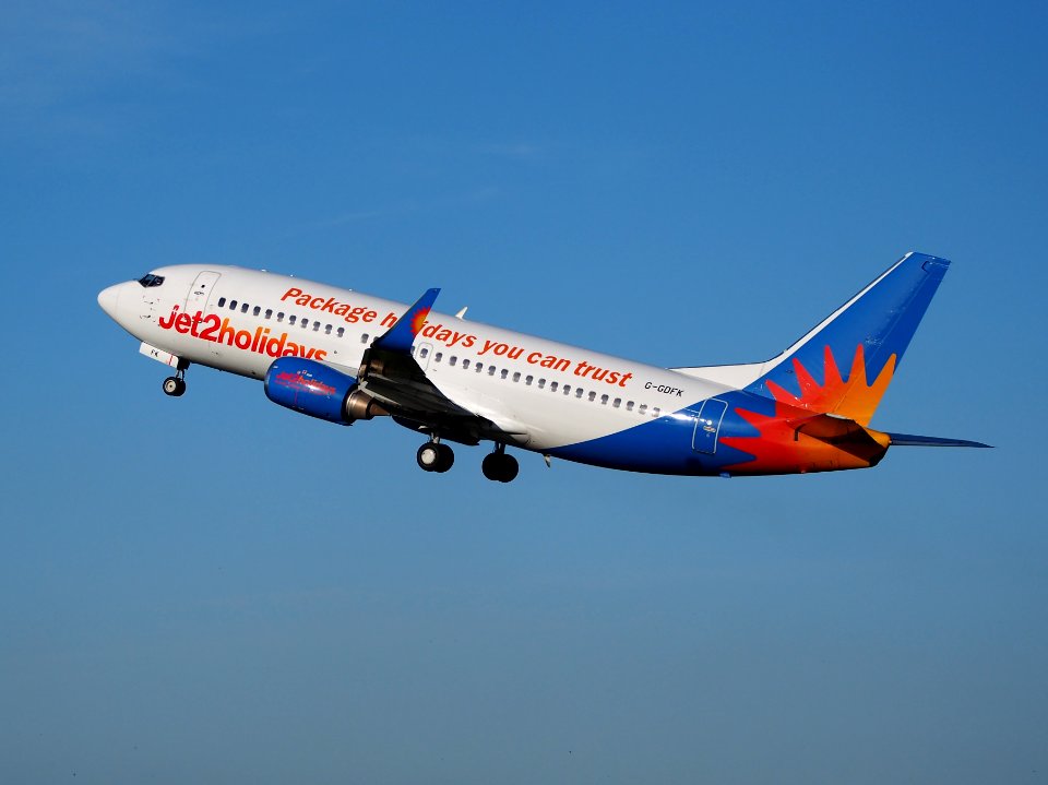 G-GDFK Jet2 Boeing 737-36N(WL) takeoff from Schiphol (AMS - EHAM), The Netherlands, 11june2014, pic-4