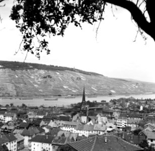 Gezicht op de Bingen aan de Rijn, Bestanddeelnr 254-1817