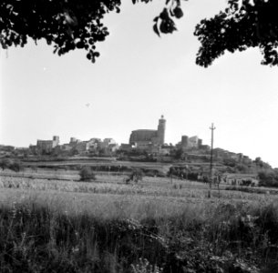 Gezicht op het dorp Llagostera, Bestanddeelnr 254-0663