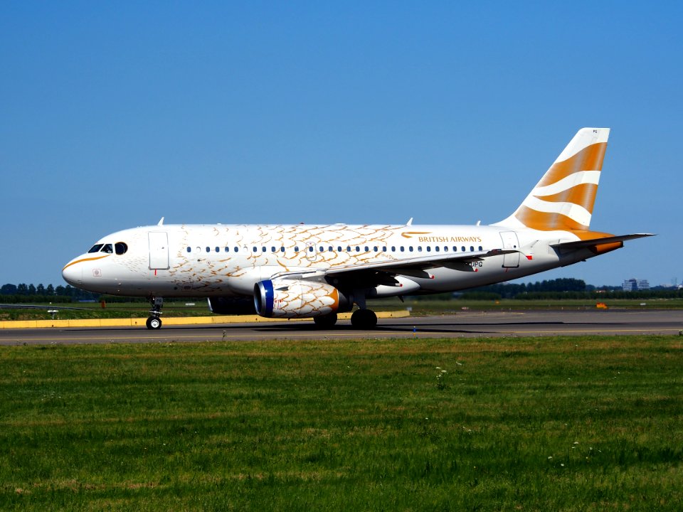G-EUPG British Airways Airbus A319-131 - cn 1222 taxiing 21july2013 pic-006