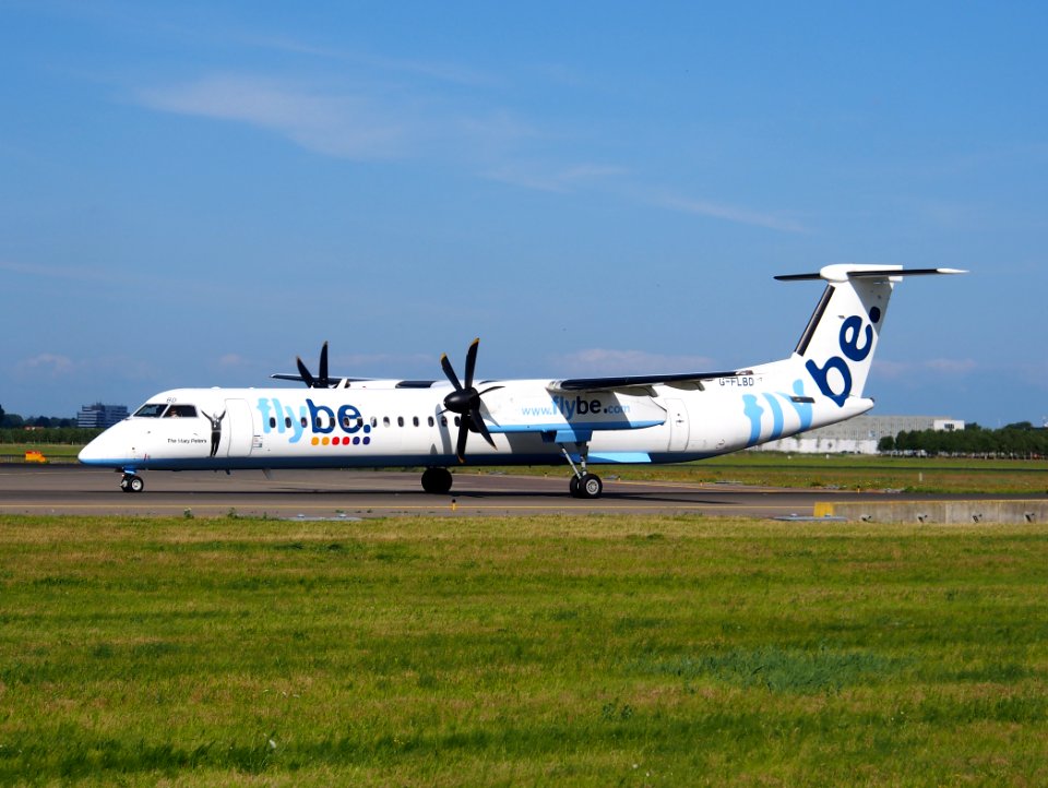 G-FLBD Flybe De Havilland Canada DHC-8-402Q Dash 8 - cn 4259 taxiing 19july2013 pic-002