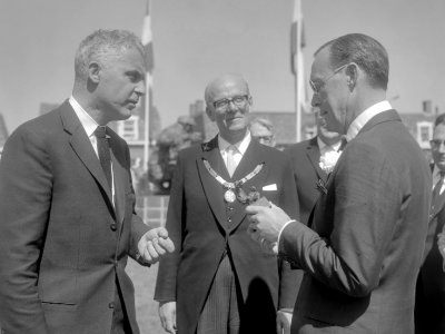 Hans Bayens, Christiaan van Hofwegen en Prins Bernhard (1966)