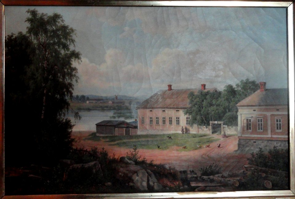 Hameenlinna Parsonage by Magnus von Wright, 1865 - Cygnaeus Gallery - Helsinki - DSC05630