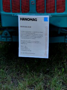 Hanomag R40 Baujahr 1942 note