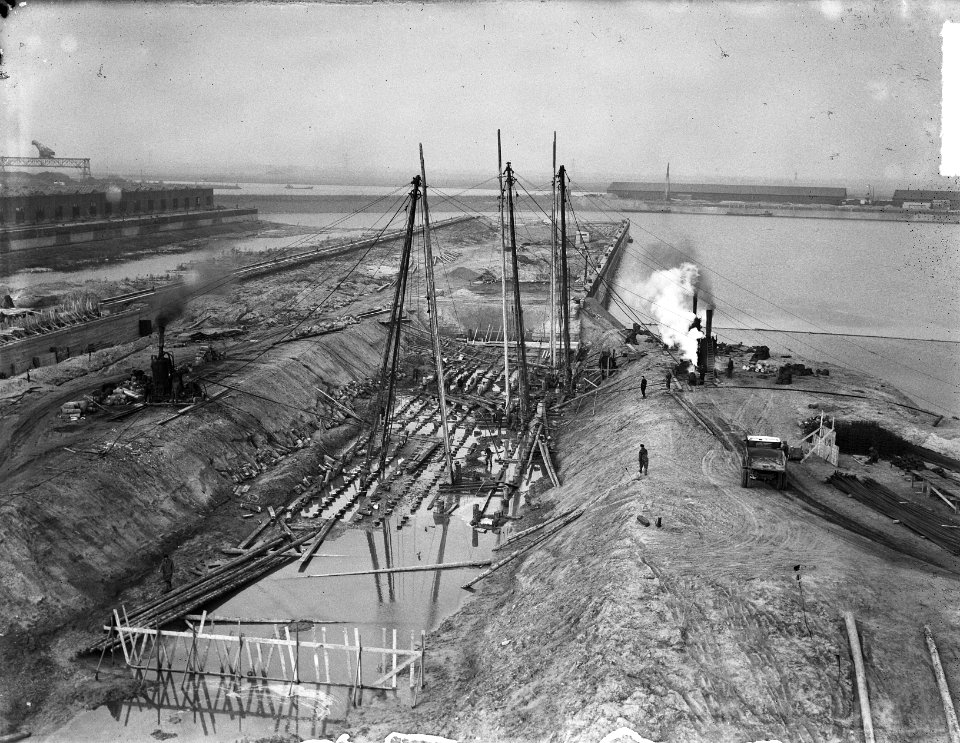 Havens in Rotterdam-west worden uitgebreid, Bestanddeelnr 903-8677