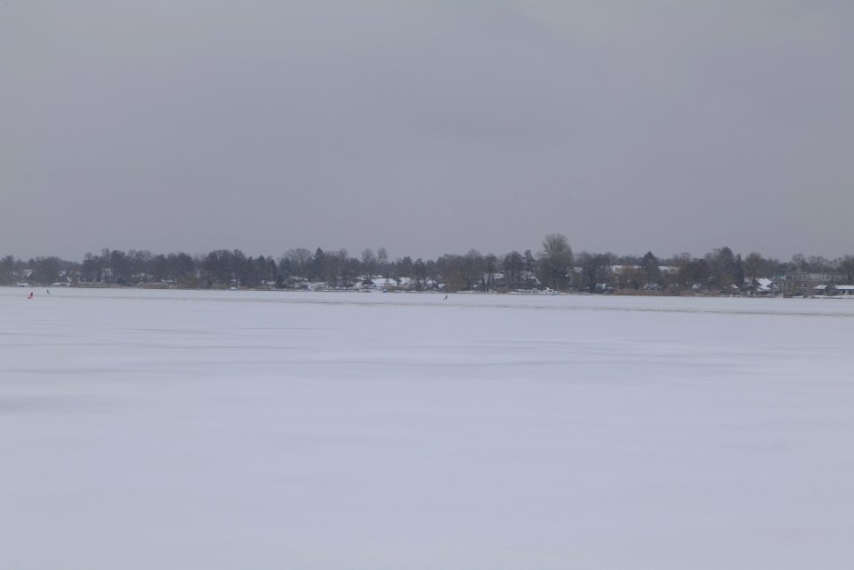 Havel with snow and ice from promenade Nieder Neuendorf 2021-02-09 02
