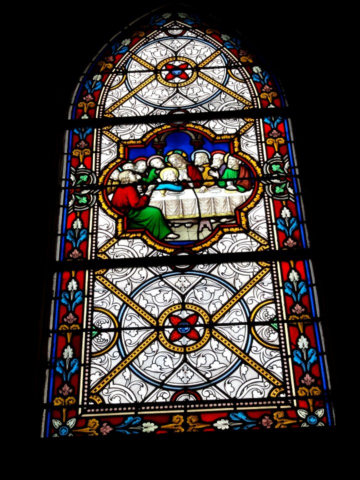 Hautot-l'Auvray (Seine-Mar.) église, vitrail 05