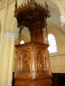 Hautot-l'Auvray (Seine-Mar.) église, chaire à prêcher