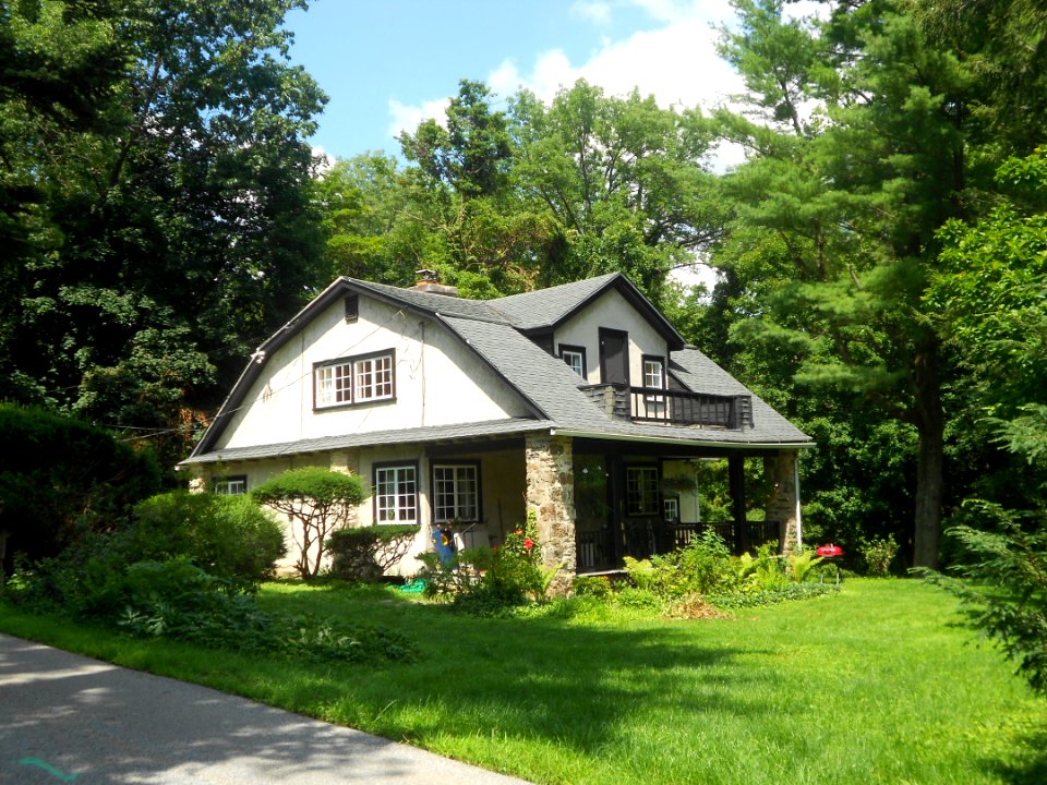 House of the Democrat, summer, Rose Valley, PA