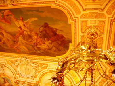 Hamburg Rathaus Innen Kaisersaal Decke 2