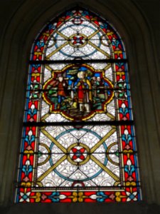 Hautot-l'Auvray (Seine-Mar.) église, vitrail 13