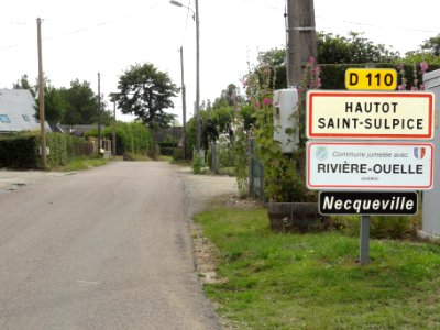 Hautot-Saint-Sulpice (Seine-Mar.) entrée de Necqueville