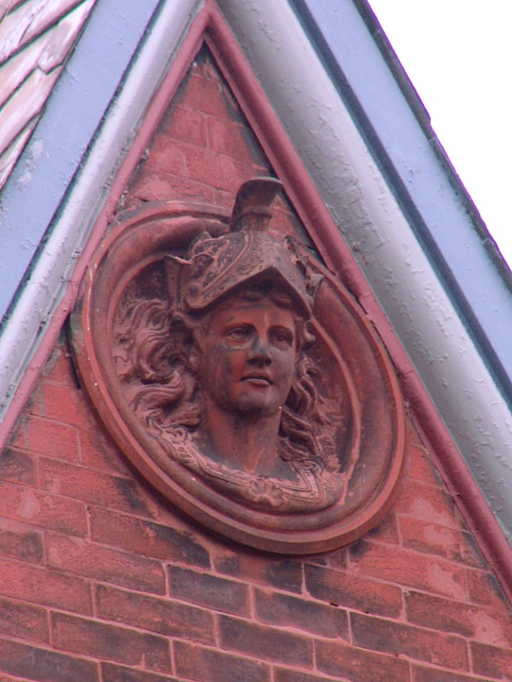 House on Sarah Street, Helmeted Head, South Side, Pittsburgh, 2020-01-11, 02