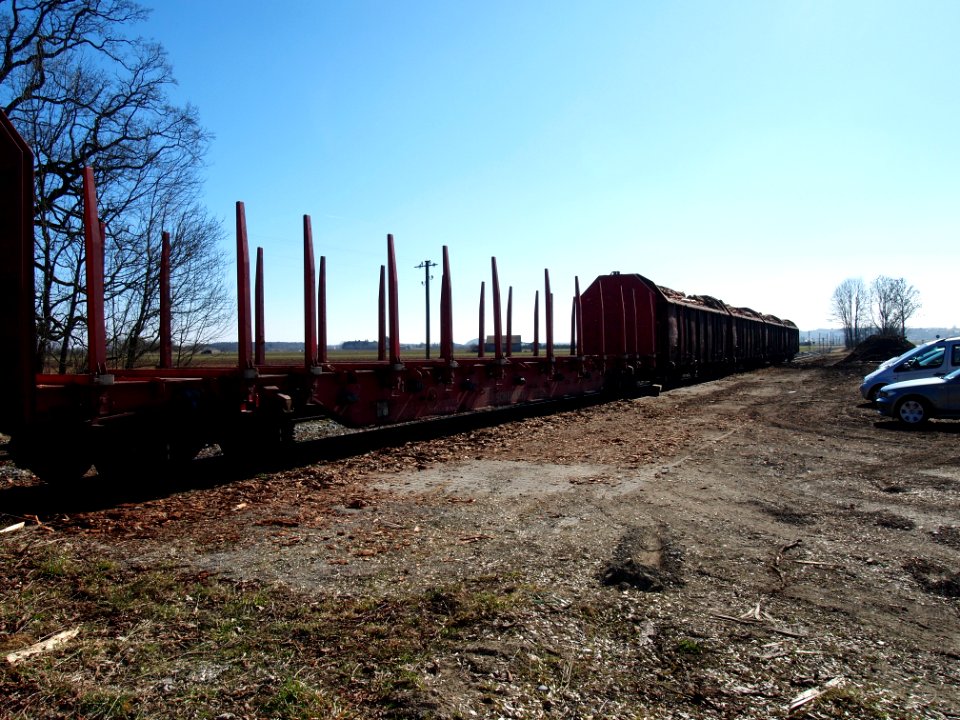 Holzwagen an den Holzwerken Pröbstl