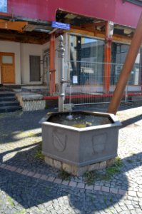 Horb am Neckar, Neckarstraße, Mühlgässle, Gusseiserner Brunnen