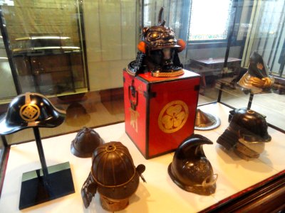 Helmets, Japan - George Walter Vincent Smith Art Museum - DSC03624