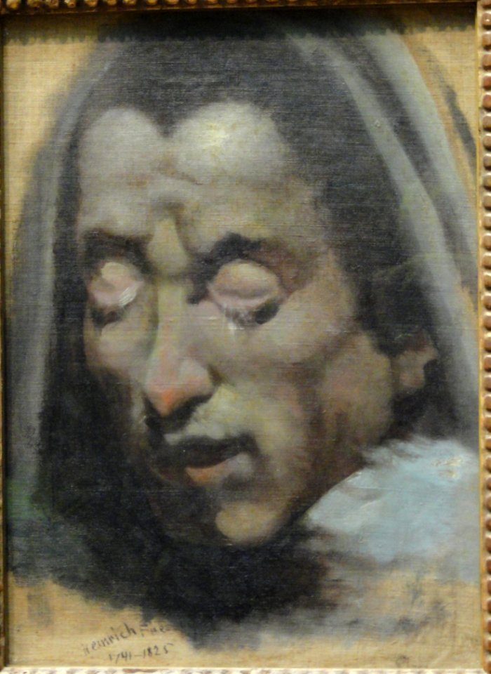 Head of a Damned Soul from Dante's Inferno, 1770-1778, Henry Fuseli - Art Institute of Chicago - DSC09516