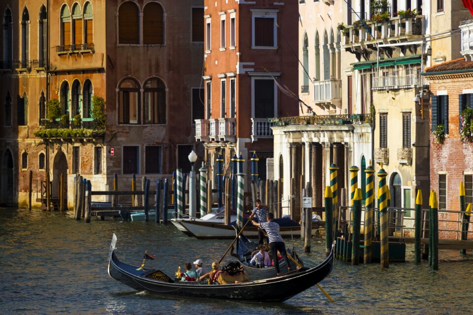 Channel old houses city