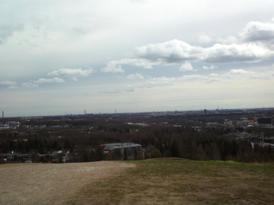 Helsinki from Malminkartanonhuippu