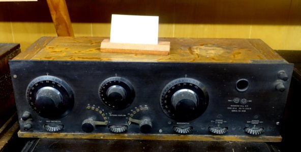 Grebe Radio Type CR-8, serial no. 3542 - New England Wireless & Steam Museum - East Greenwich, RI - DSC06684