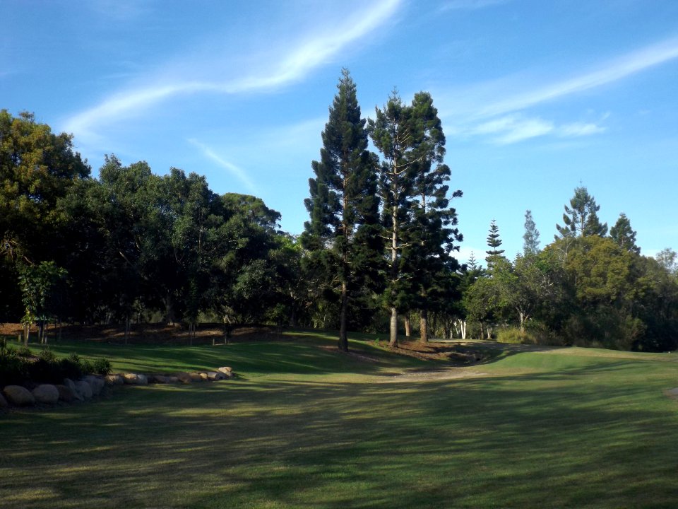 Grassed area at Sweeney's Reserve, Petrie, Queensland