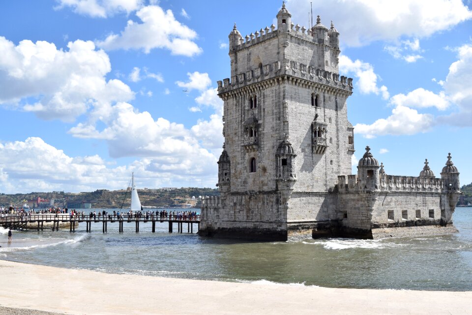 Torre de belim water beach