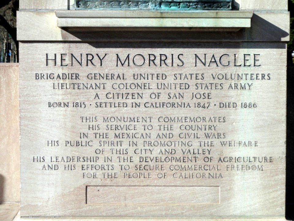 Henry Morris Naglee Memorial - San Jose, CA - DSC03856