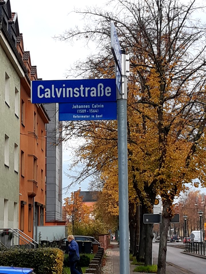 HAL-Calvinstr Schild