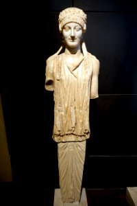 Herm of a Caryatid, M.C. inv. 1076, Roman, Augustan era, marble - Musei Capitolini - Rome, Italy - DSC05863
